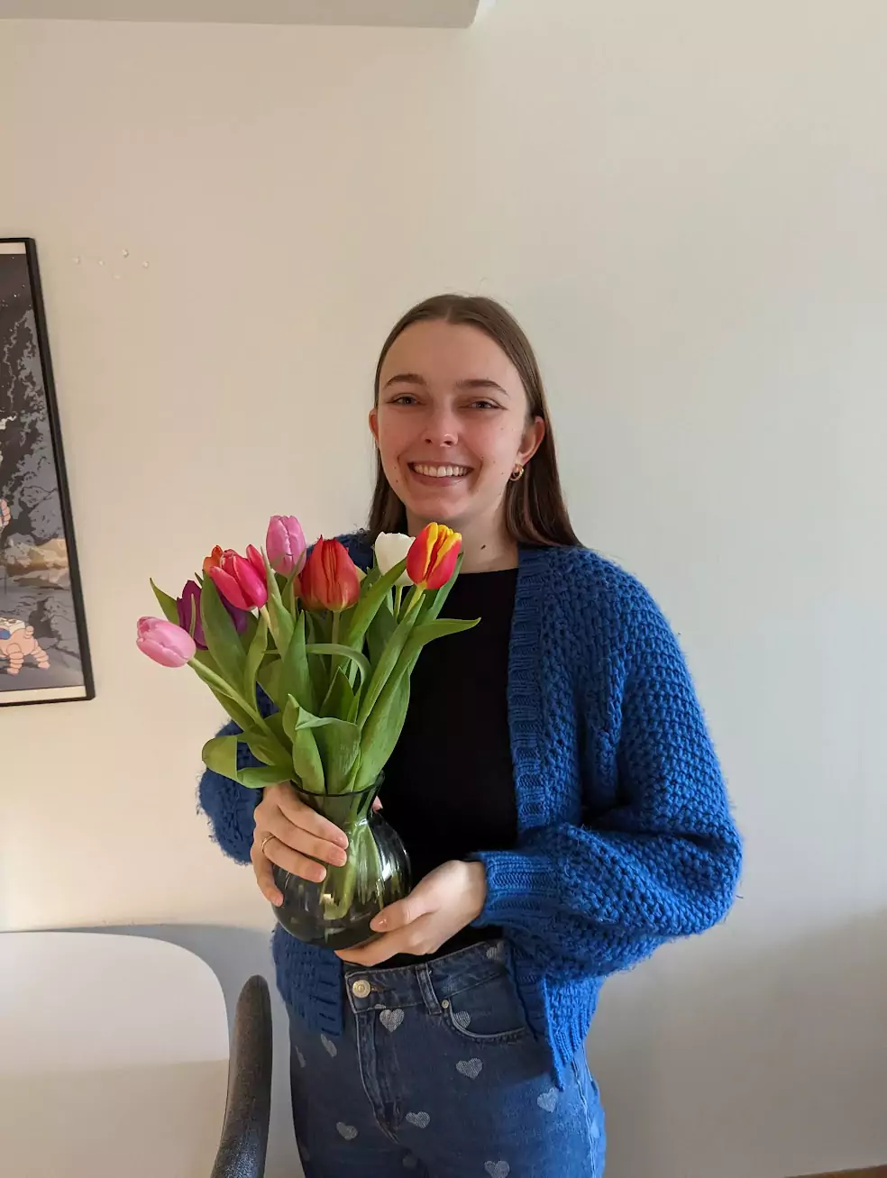 Sofie med blomster 2